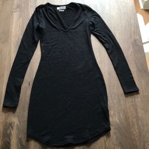 Black Aritzia TNA T-Shirt dress